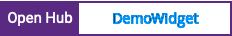 Open Hub project report for DemoWidget