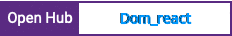 Open Hub project report for Dom_react