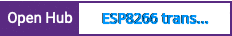 Open Hub project report for ESP8266 transparent bridge