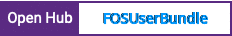 Open Hub project report for FOSUserBundle