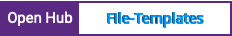 Open Hub project report for File-Templates