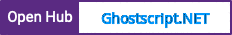 Open Hub project report for Ghostscript.NET