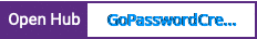 Open Hub project report for GoPasswordCreator