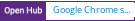 Open Hub project report for Google Chrome samples