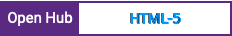 Open Hub project report for HTML-5