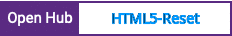 Open Hub project report for HTML5-Reset