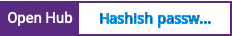 Open Hub project report for Hashish password manager