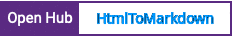 Open Hub project report for HtmlToMarkdown