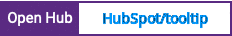 Open Hub project report for HubSpot/tooltip