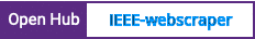 Open Hub project report for IEEE-webscraper