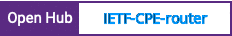 Open Hub project report for IETF-CPE-router
