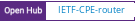 Open Hub project report for IETF-CPE-router