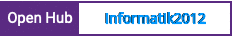 Open Hub project report for Informatik2012