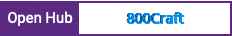Open Hub project report for 800Craft