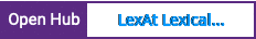 Open Hub project report for LexAt Lexical/Corpus Statistics