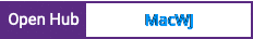 Open Hub project report for MacWJ