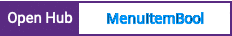 Open Hub project report for MenuItemBool