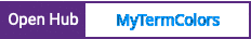 Open Hub project report for MyTermColors