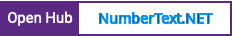 Open Hub project report for NumberText.NET
