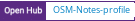 Open Hub project report for OSM-Notes-profile