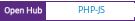 Open Hub project report for PHP-JS