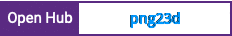 Open Hub project report for png23d