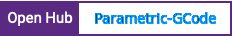 Open Hub project report for Parametric-GCode