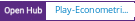 Open Hub project report for Play-Econometrics-with-R
