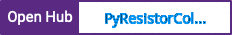 Open Hub project report for PyResistorColorCode