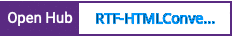 Open Hub project report for RTF-HTMLConverter
