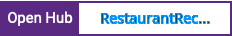 Open Hub project report for RestaurantRecommender