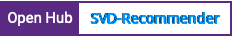 Open Hub project report for SVD-Recommender