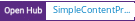 Open Hub project report for SimpleContentProvider