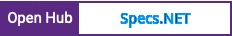 Open Hub project report for Specs.NET