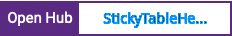 Open Hub project report for StickyTableHeaders