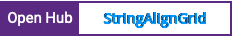 Open Hub project report for StringAlignGrid
