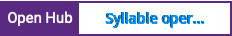 Open Hub project report for Syllable operating system family