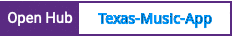 Open Hub project report for Texas-Music-App