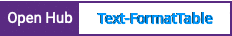 Open Hub project report for Text-FormatTable