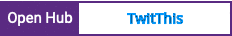 Open Hub project report for TwitThis