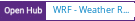 Open Hub project report for WRF - Weather Research and Forecasting Model