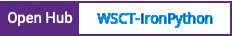 Open Hub project report for WSCT-IronPython
