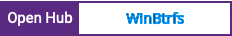 Open Hub project report for WinBtrfs