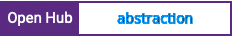 Open Hub project report for abstraction