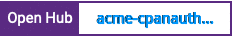 Open Hub project report for acme-cpanauthors-poe