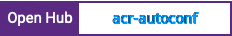 Open Hub project report for acr-autoconf
