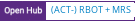 Open Hub project report for (ACT-) RBOT + MRS