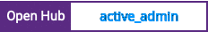 Open Hub project report for active_admin