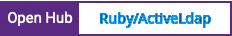 Open Hub project report for Ruby/ActiveLdap
