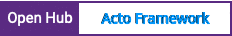 Open Hub project report for Acto Framework